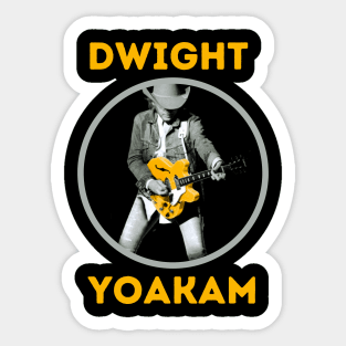 dwight yoakam || yellow Sticker